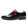 Burgundy Patent Leather Oxford Dress Shoes