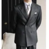 Luxury double breasted business suit for men