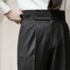 Lurex yarn business casual trousers